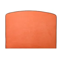 tête de lit en tissu orange 190 cm
