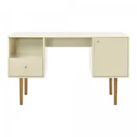 bureau moderne en bois avec rangements marceau beige