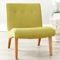 chaise d'appoint en bois de bouleau, vert