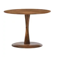 bangalore-table basse ronde diam60 en bois de manguier massif