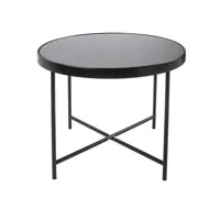 table basse métal noir h46cm