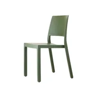 chaise de jardin en plastique vert