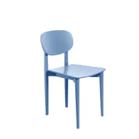 chaise en bois de hêtre massif bleu cornish