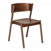 chaise en hêtre marron
