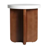 table basse en bois mdf blanc
