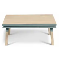 table basse avec tiroir 100 cm, 100% frêne massif