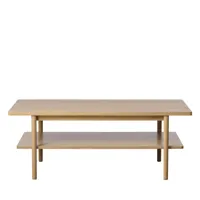 table basse en bois 120x60cm bois clair