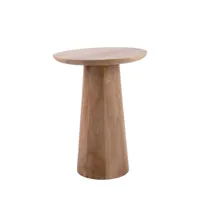 table d'appoint en bois de manguier d35,5cm bois clair