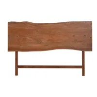 tête de lit en bois marron 170 cm