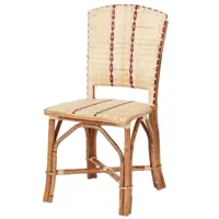 chaise en rotin vintage de style colonial