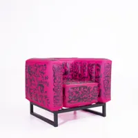 fauteuil design lumineux rose edition limitée