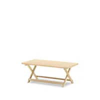 table basse pliante en bois 100x50