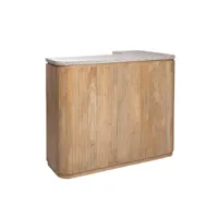 meuble bar en bois marron 140x86 cm