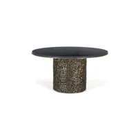 table basse plateau marbre base métal élégance raffinée