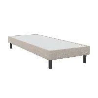 sommier fixe - 80x200cm - tramé lin - ferme - made in france - l11