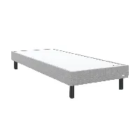 sommier fixe - 80x200cm - tramé nuage - ferme - made in france - l11