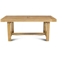 table de ferme campagnarde bois chêne massif l180 - la bresse - chêne clair