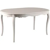 hellin - table de salle à manger ovale l150 - muriane - blanc
