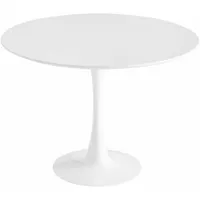 table ronde ibiza white ø120 c blanc - #ffffff