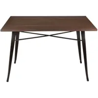 table lank wood 120x80