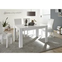 tft home furniture - table extensible brez blanc