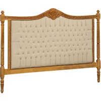 tête de lit double en tissu capitonné 180x6x134 cm tête de lit double matelassée tête de lit en bois style baroque moderne
