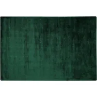 beliani - tapis de salon et bureau moderne en viscose 160 x 230 cm vert foncé gesi ii - vert