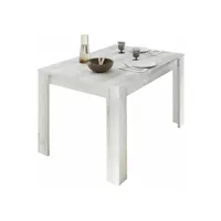 tft home furniture - table extensible lipari blanc
