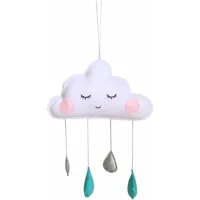 nuage gouttes de pluie pendentif suspendu feutre peluche lit de bébé nuage props pendentif chambre tente pépinière mobile décor suspendu pour baby