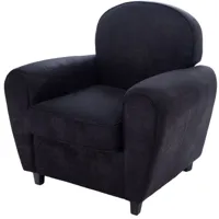 amadeus - fauteuil club noir - noir