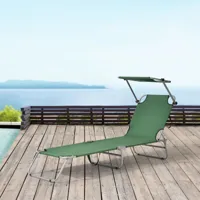 couvre de bain de soleil élégant avec toits réglables et inclinables différentes couleurs taille : vert foncé
