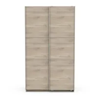 armoire de différentes tailles à portes coulissantes adapta - chêne - largeur - 120 cm