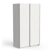 armoire de différentes tailles à portes coulissantes adapta - blanc - largeur - 120 cm