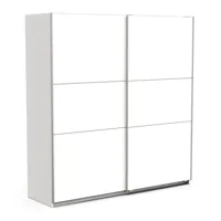 befara - armoire de différentes tailles à portes coulissantes adapta - blanc - largeur - 200 cm
