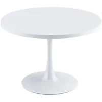 ventemeublesonline - odeon white table 110 ø