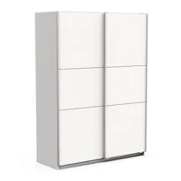 armoire de différentes tailles à portes coulissantes adapta - blanc - largeur - 150 cm