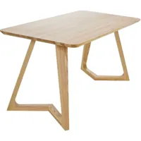 table à manger rectangulaire pärumm vico 150x80x75 cm