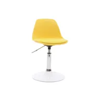 chaise de bureau design enfant jaune steevy