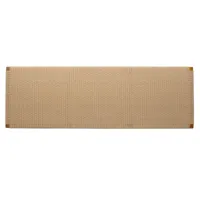 tête de lit à suspendre en bois teck massif et corde de papier tressée l165 cm flaka