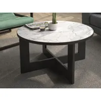 table basse adriana marbre/noir