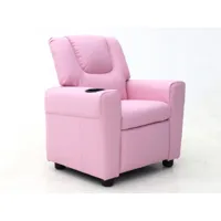 fauteuil relax pour enfant bambino rose