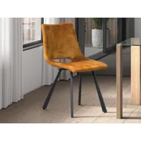 chaise siska bronze doré
