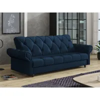 canapé lit bonami bleu
