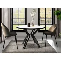 table repas extensible really 100 > 176 cm blanc