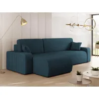 canapé lit mozart avec méridienne gauche bleu
