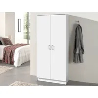 armoire raymoon 2 portes 80 cm (lingère) blanc