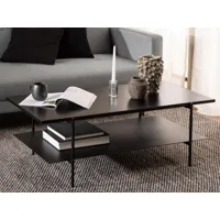 table basse rectangulaire angie 115 cm noir