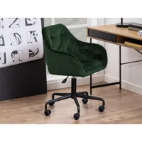 chaise de bureau brooky vert