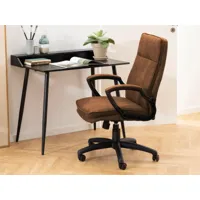 chaise de bureau angelina brun