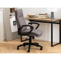chaise de bureau angelina gris clair